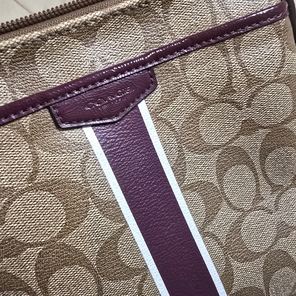 Coach Crossbody Bag - Brown and Purple - Picture 7 of 11
